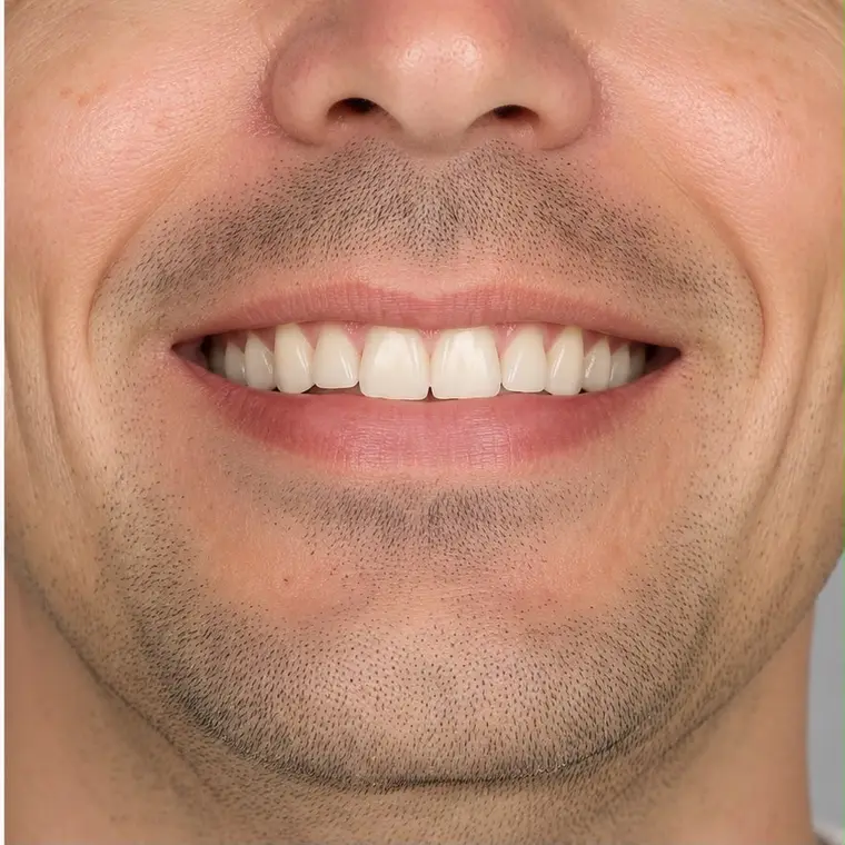 Close-up of a smile — who implant treatment suits