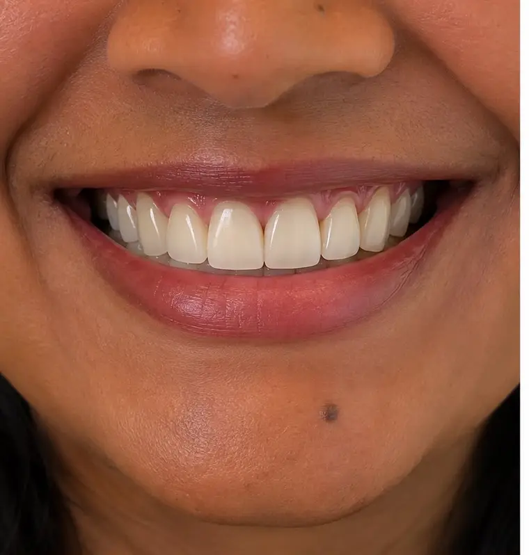 Close-up of a smile — who implant treatment suits